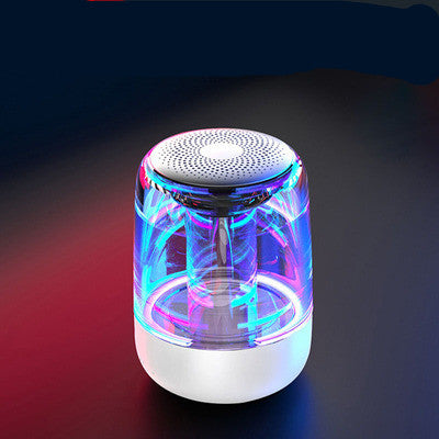 Portable Speakers Bluetooth Column Wireless Bluetooth Speaker Powerful Bass Radio with Variable Color LED Light - SANDO 