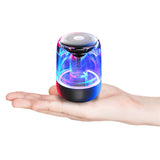 Portable Speakers Bluetooth Column Wireless Bluetooth Speaker Powerful Bass Radio with Variable Color LED Light - SANDO 