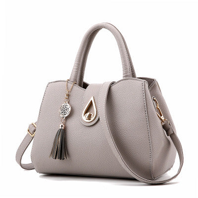 SMOOZA Famous Designer Brand Luxury Women Handbag Tassel Women Bag Top-Handle Bags Fashion Women Messenger Shoulder Bags - SANDO 