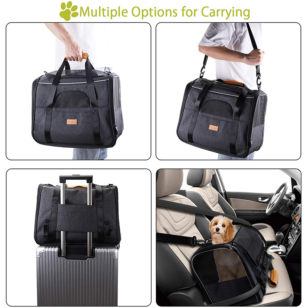 Cat Carrier Soft Dog Carrier Foldable Portable Bag Pet - SANDO 