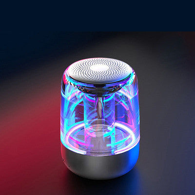 Portable Speakers Bluetooth Column Wireless Bluetooth Speaker Powerful Bass Radio with Variable Color LED Light - SANDO 