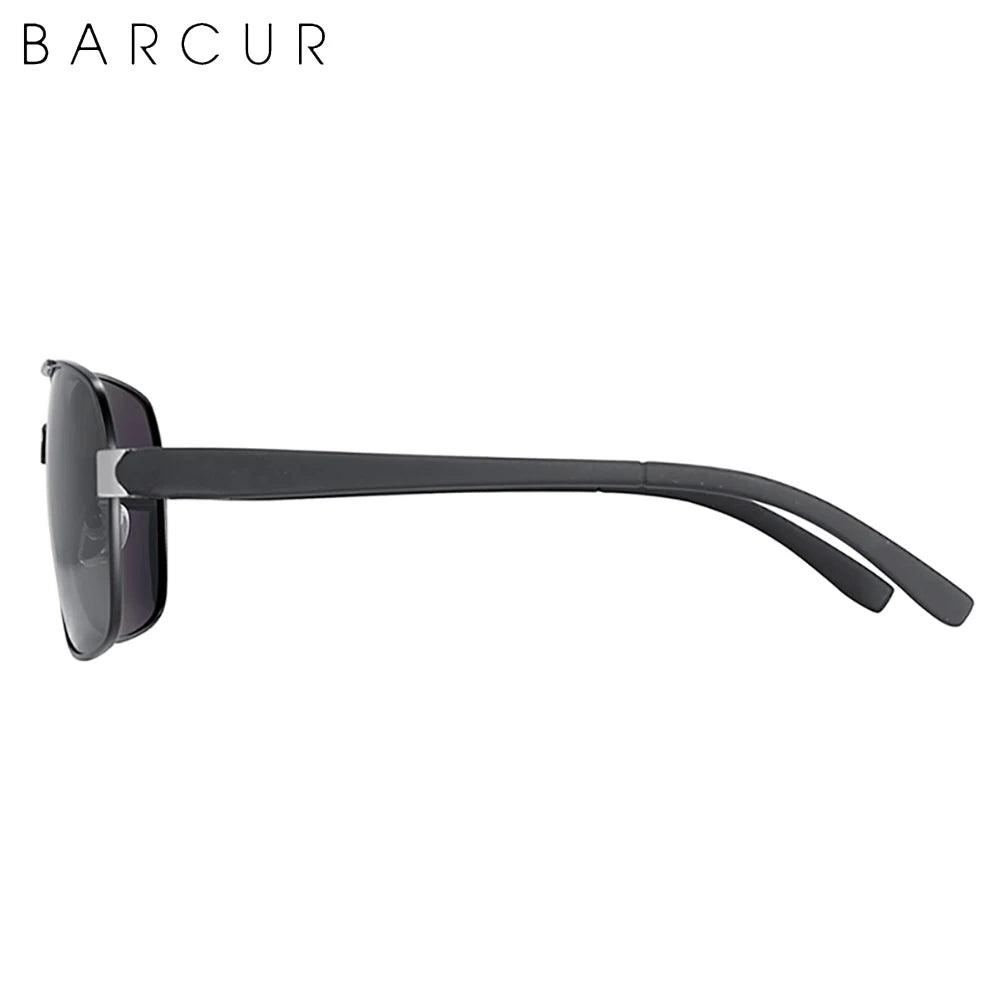 BARCUR Polarized Men Sun Glasses For Driving Durable Sunglasses Eyewear UV400 Gafas Oculos De Sol - SANDO 