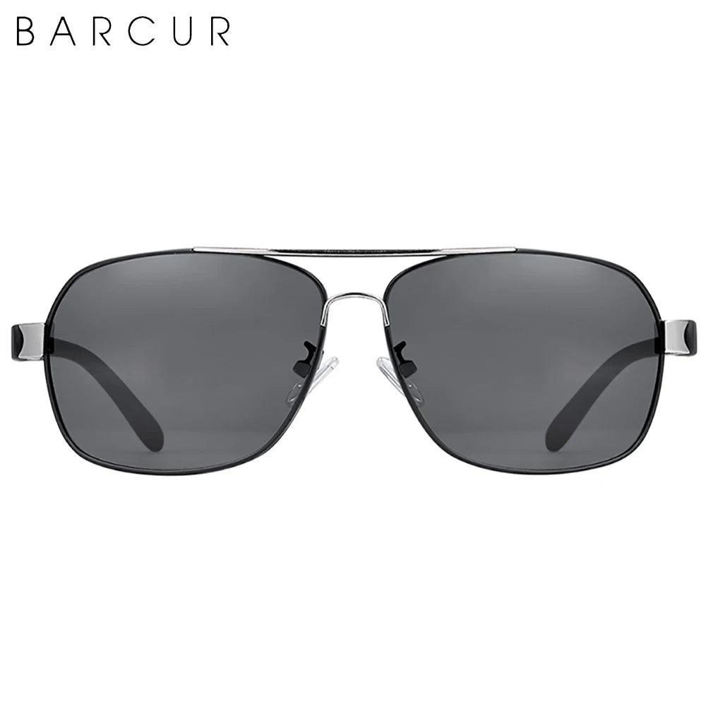 BARCUR Polarized Men Sun Glasses For Driving Durable Sunglasses Eyewear UV400 Gafas Oculos De Sol - SANDO 