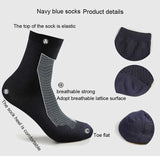 10 Pairs/Lot Men's Bamboo Fiber Socks 2023 New Compression Autumn Long Black Business Casual Man Dress Sock Gift Plus Size 42-45 - SANDO 