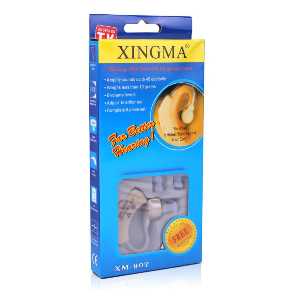 Hearing Aid XINGMA XM-907 Small Hearing Aids for the elderly Best Sound Voice Amplifier Invisible Mini Convenient Behind Ear - SANDO 