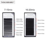 NAGARAKU Mix Eyelashes Makeup Maquiagem Individual Eyelash 16 Rows Mix 7-15 Natural Soft Mink Lashes Maquillaje Cilios - SANDO 